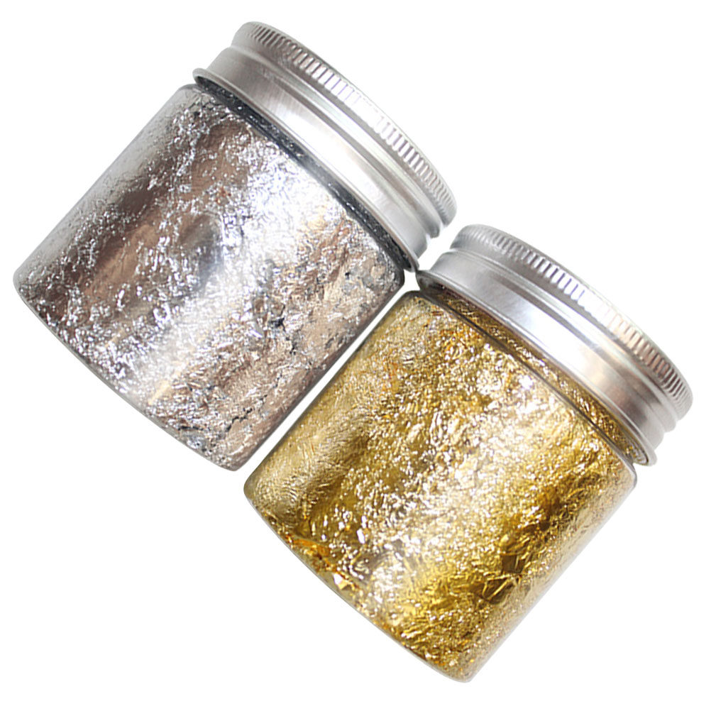 2 flessen goud-zilver nagelfol - Art Craft Easy With Paper recensie en prijs