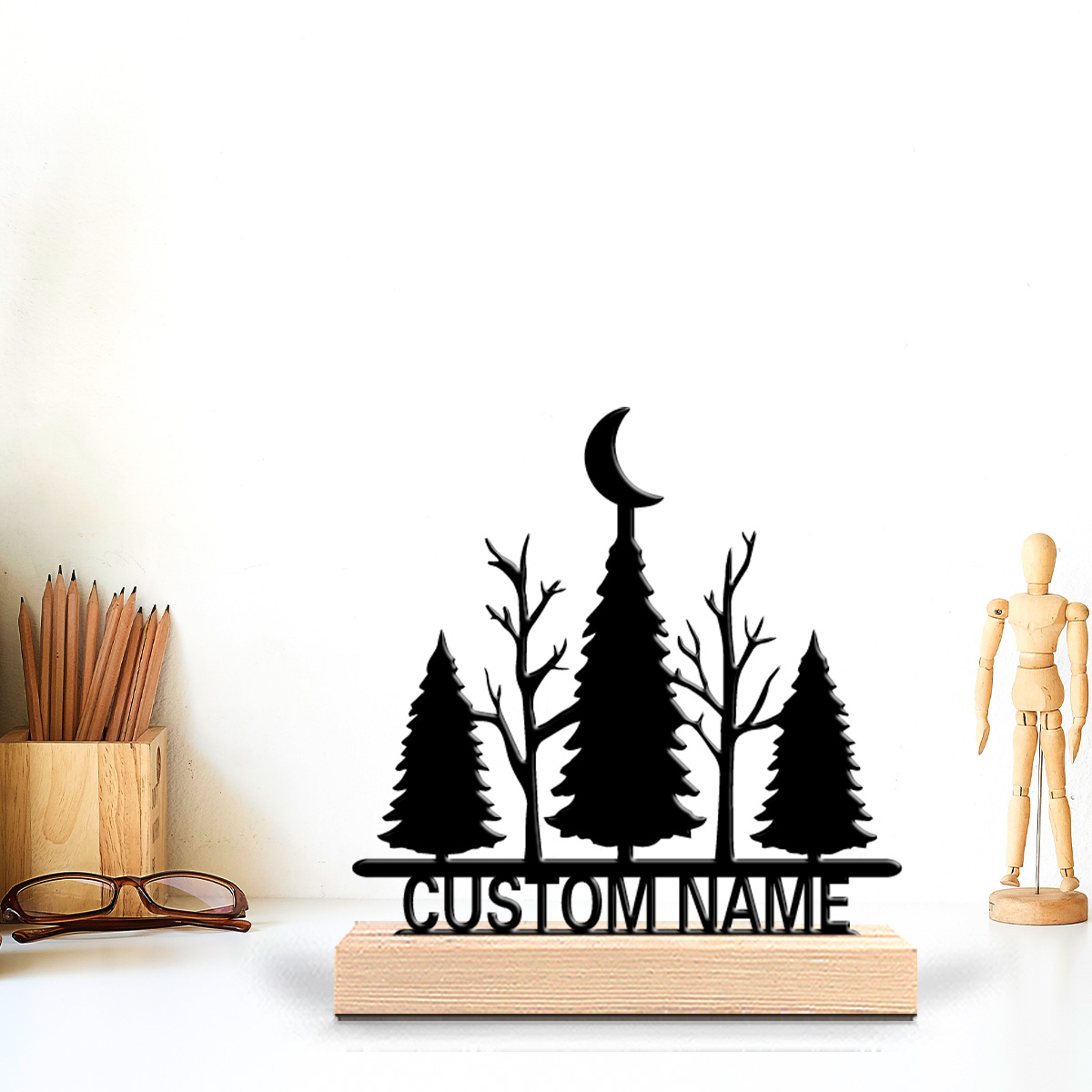 1 stuk Minimalistische maanboo - Art Craft Wood recensie en prijs