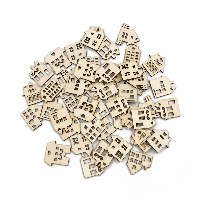 50 stuks ongeverfde houtplakke - Art Craft Preschool recensie en prijs