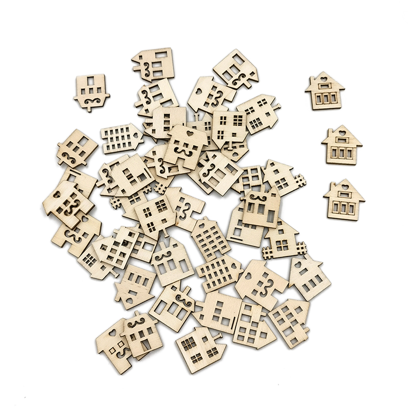 50 stuks ongeverfde houtplakke - Art Craft Preschool recensie en prijs